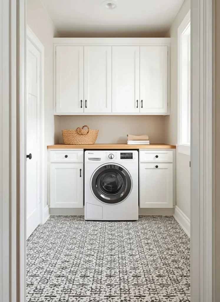 Patterned Tile Flooring