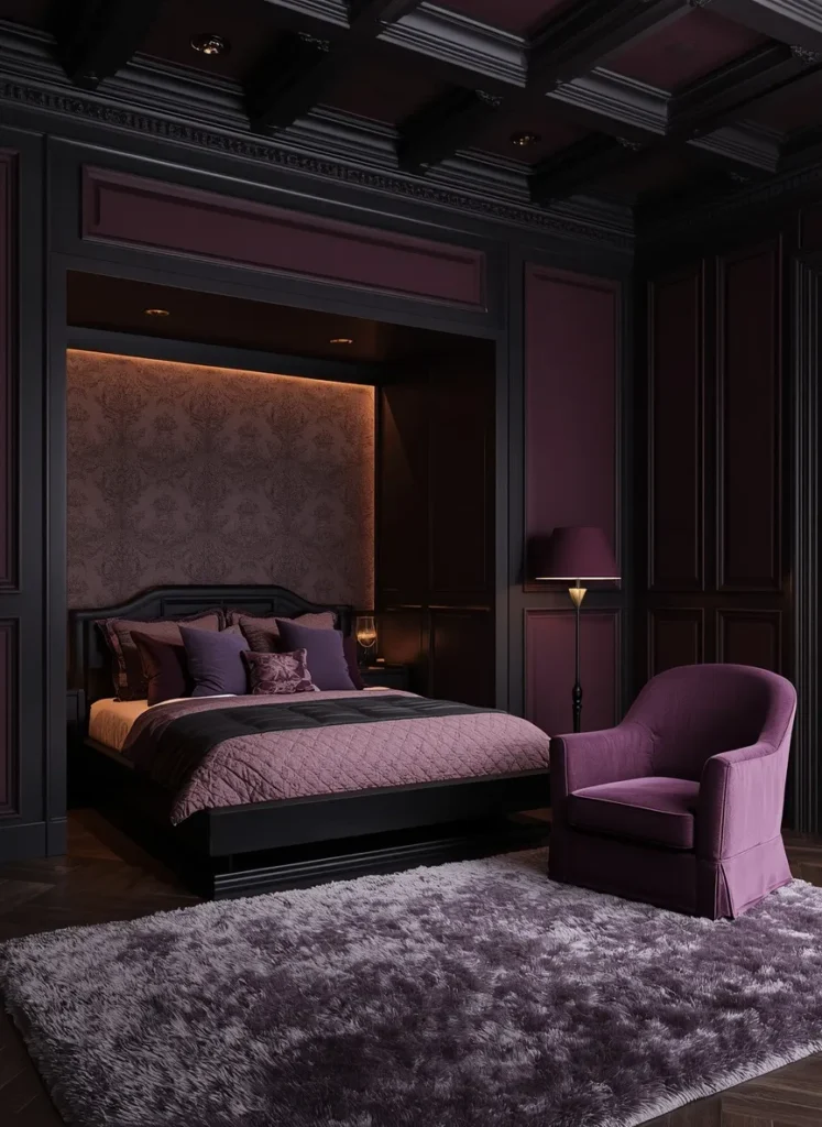 moody black bedroom ideas dark decor