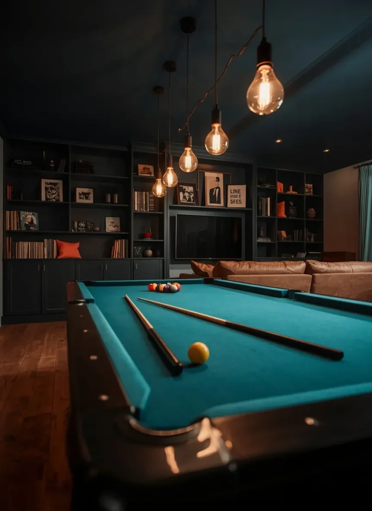 Pool Table Game Room