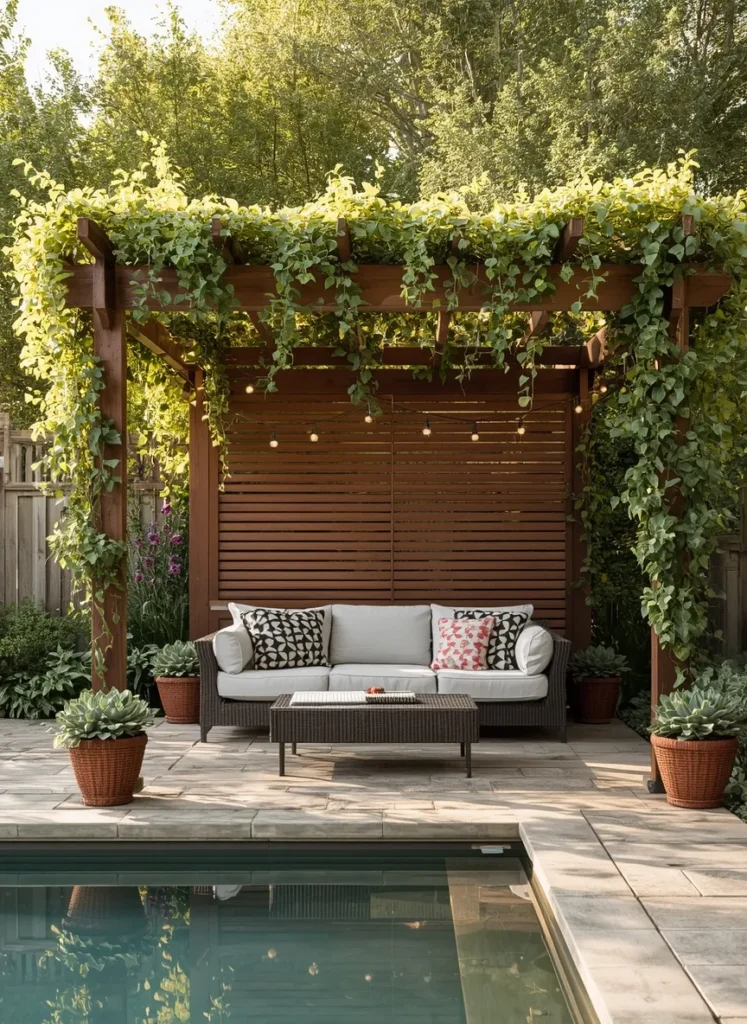 Poolside Pergola Shade