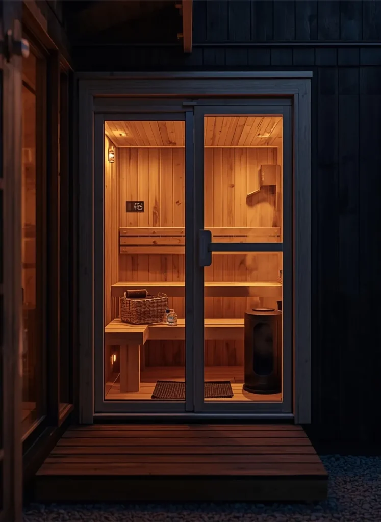 Poolside Sauna Nook