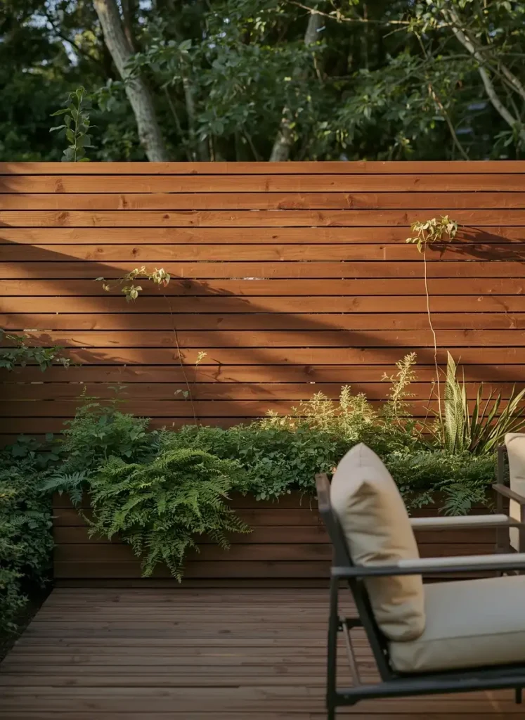 exterior wall design ideas privacy