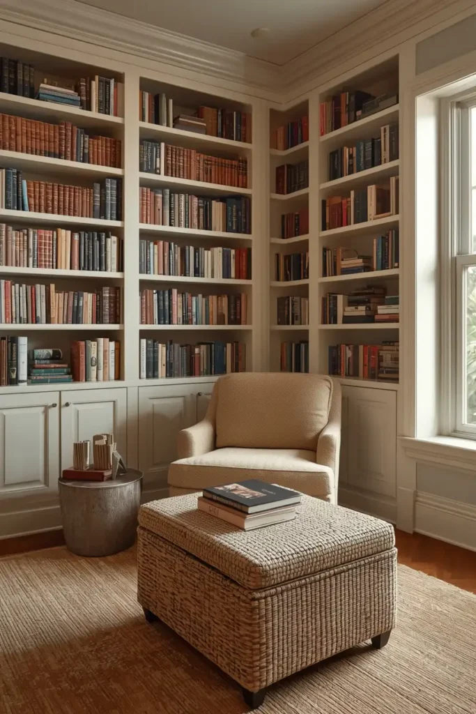 home library reading nook ideas
