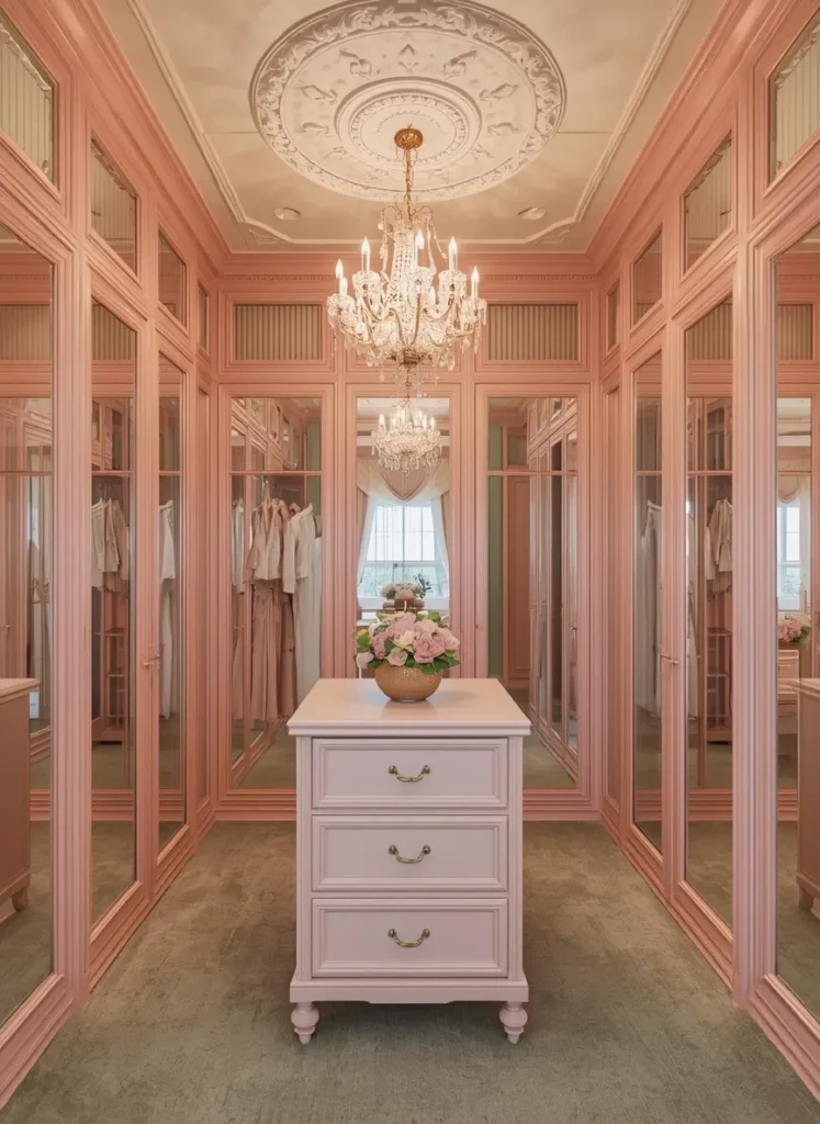 custom walk in closet designs