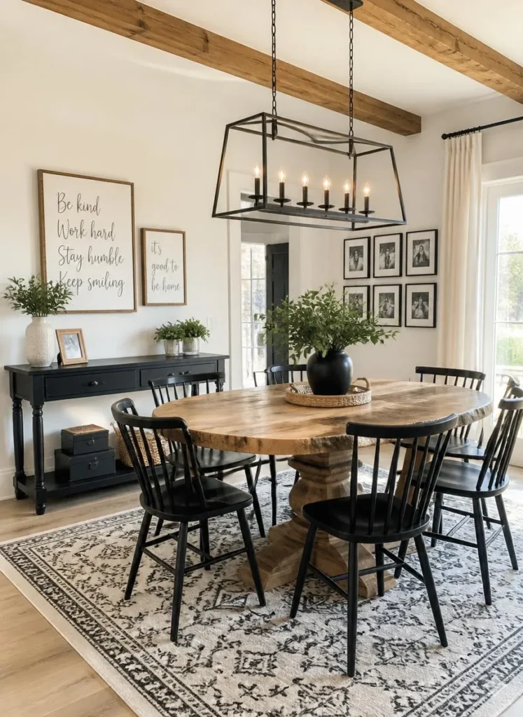 Round Wood Slab Table