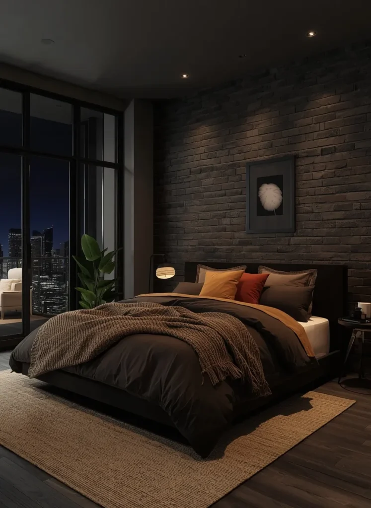 moody black bedroom ideas dark decor