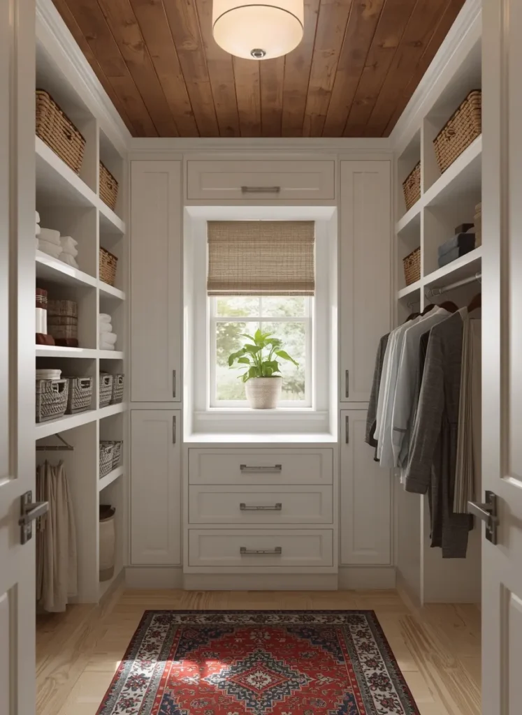 custom walk in closet designs