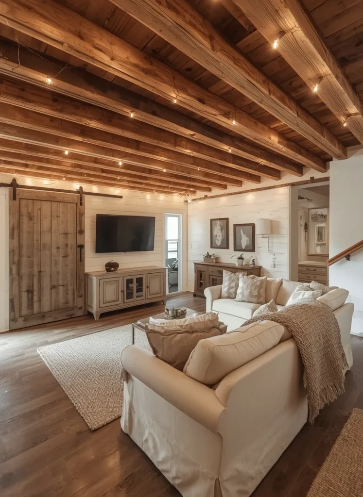 Rustic String Light Retreat