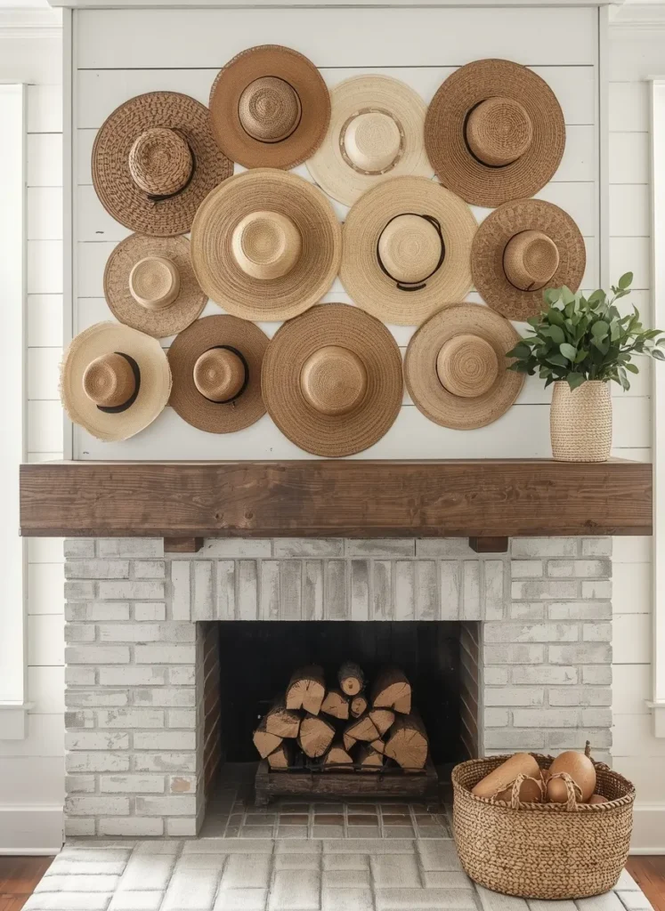 Rustic Sun Hat Gallery Wall