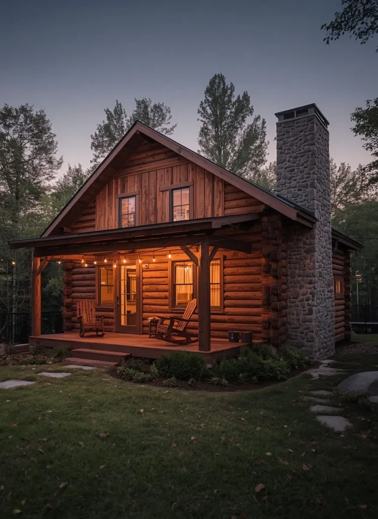 Rustic Timber Cabin