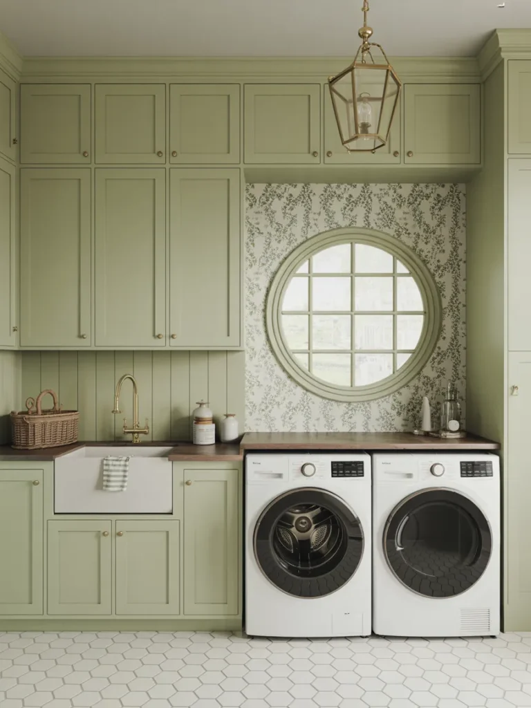 Sage Green Laundry Design