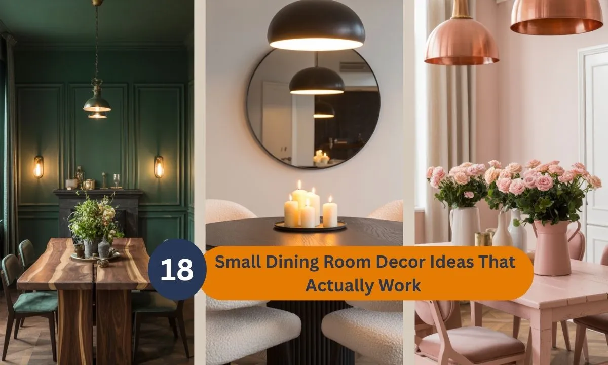 Small Dining Room Decor Ideas That Actually Work 