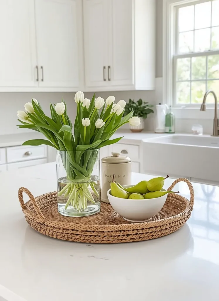 Spring Tulip Island Decor