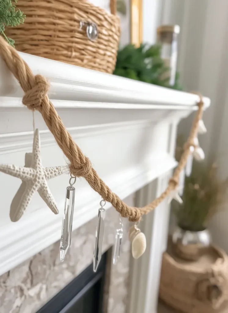 Starfish Shell Garland Detail