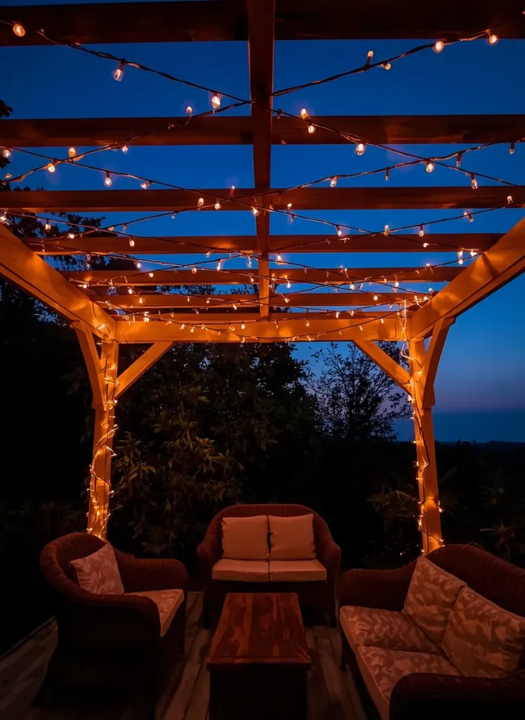 String Light Ceiling