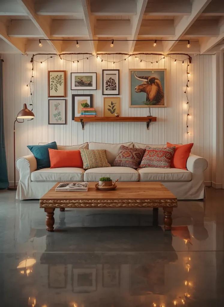 String Light Gallery Lounge