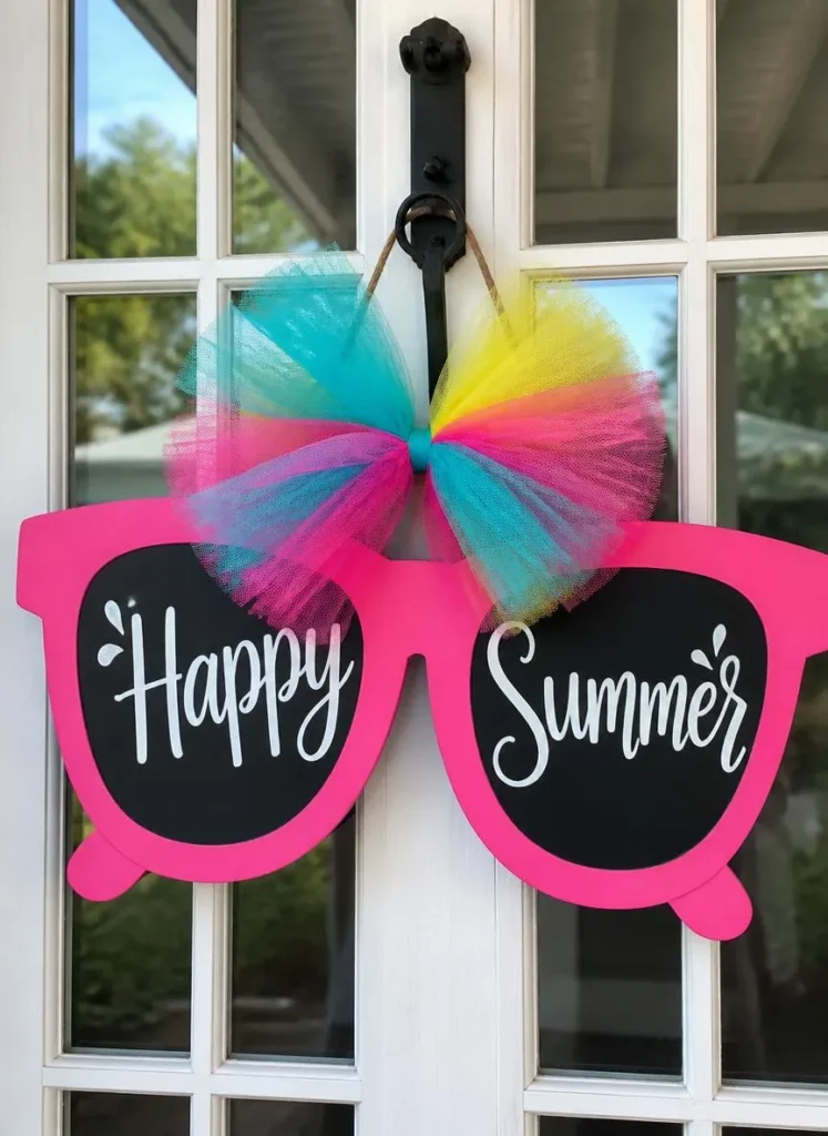 Sunglasses Summer Door Sign