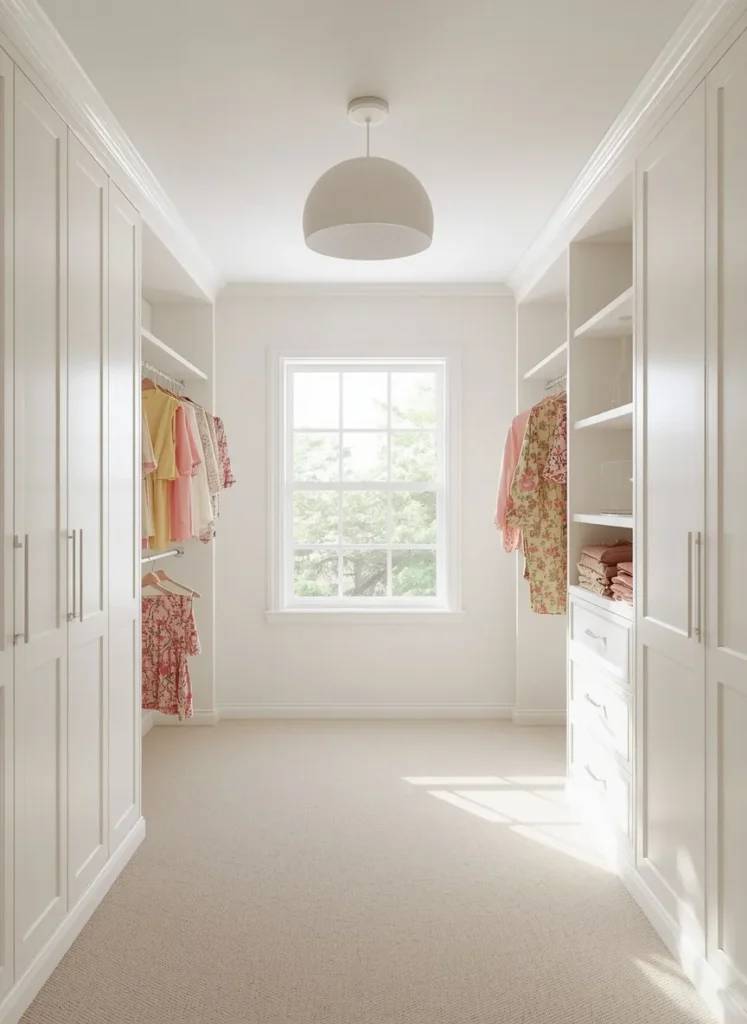 custom walk in closet designs