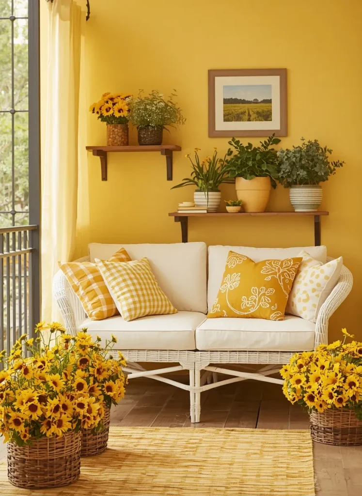 Sunny Yellow Balcony