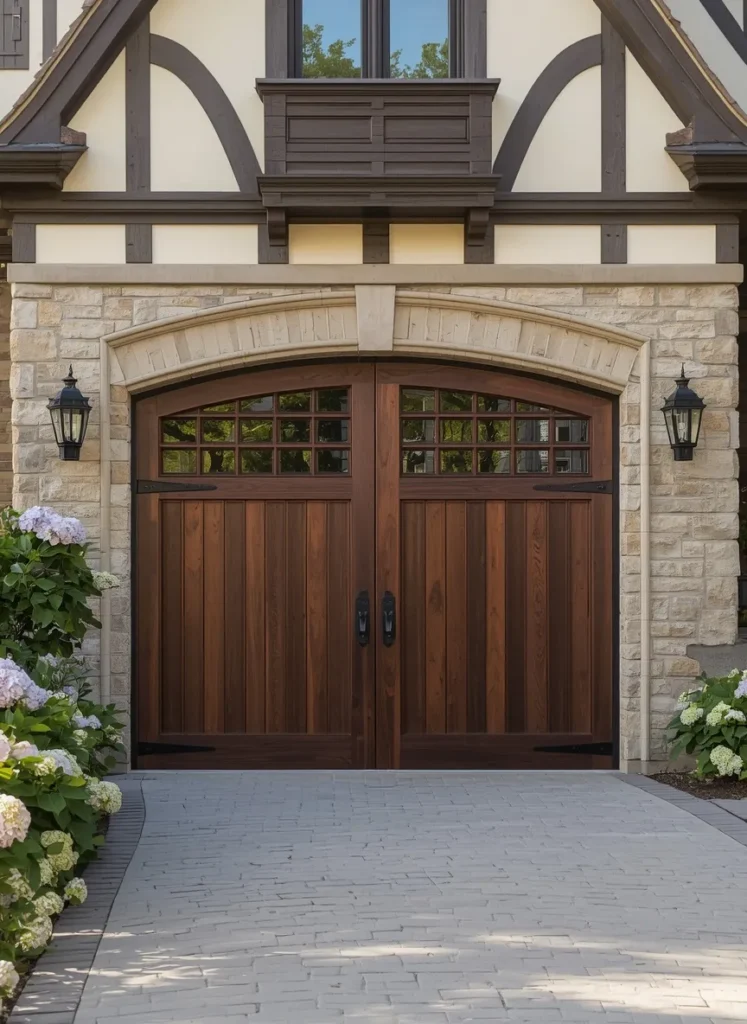 Tudor Style Garage Door
