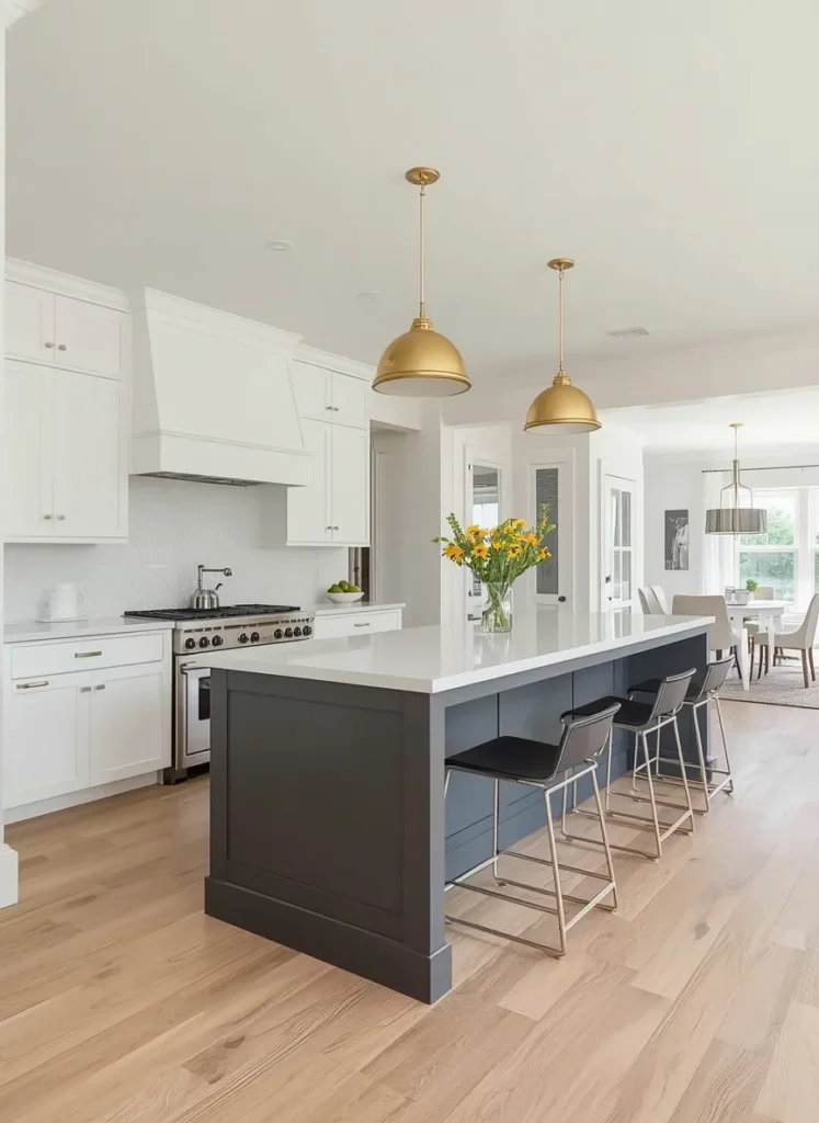 Two-Tone Peninsula Style