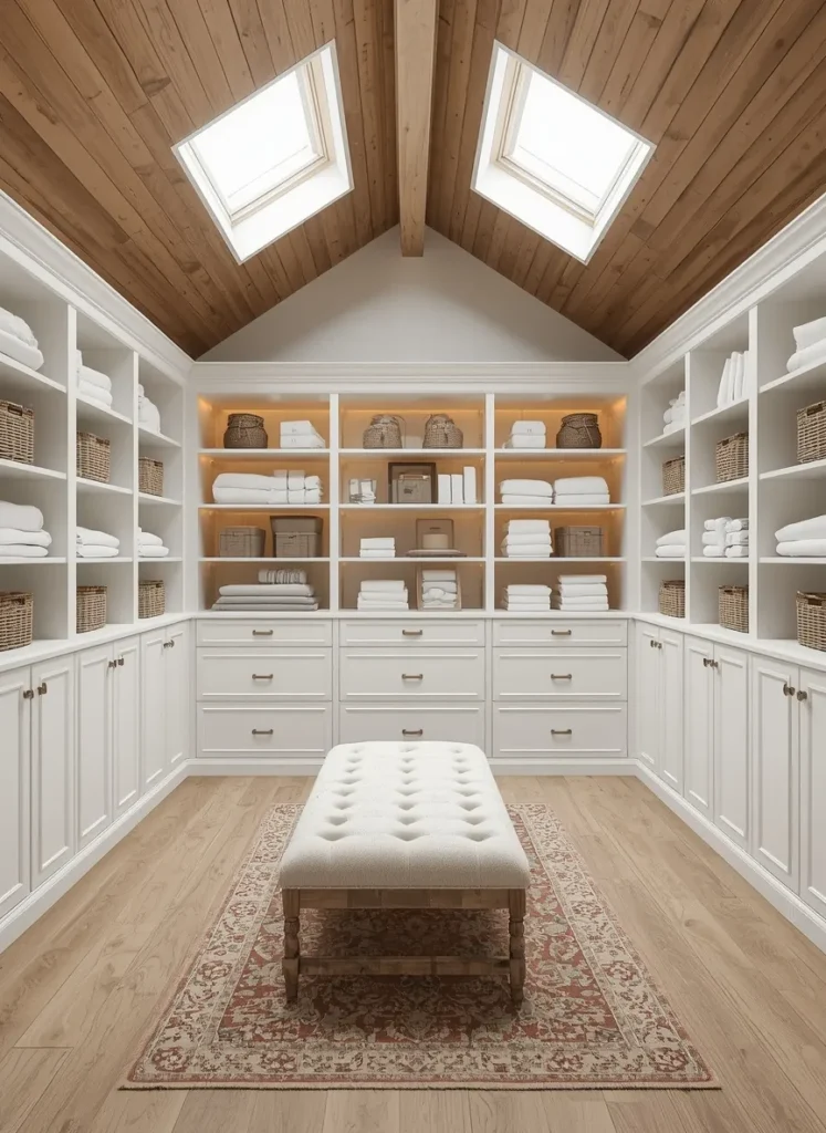 custom walk in closet designs
