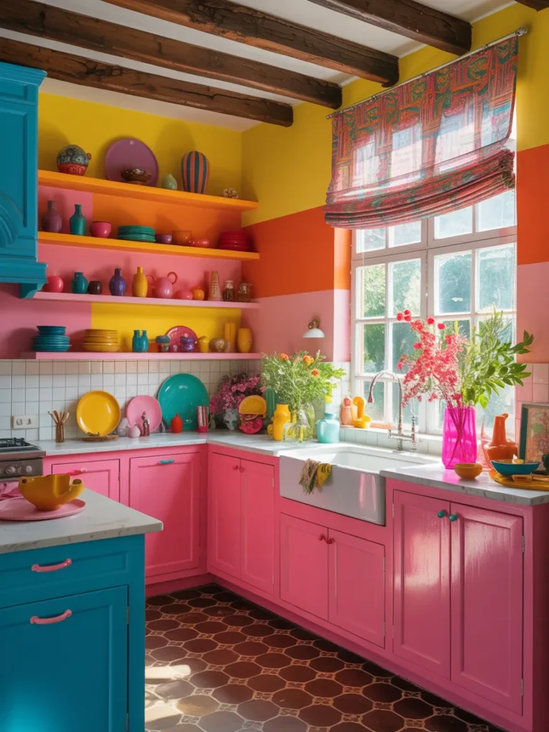 Vibrant Maximalist Kitchen