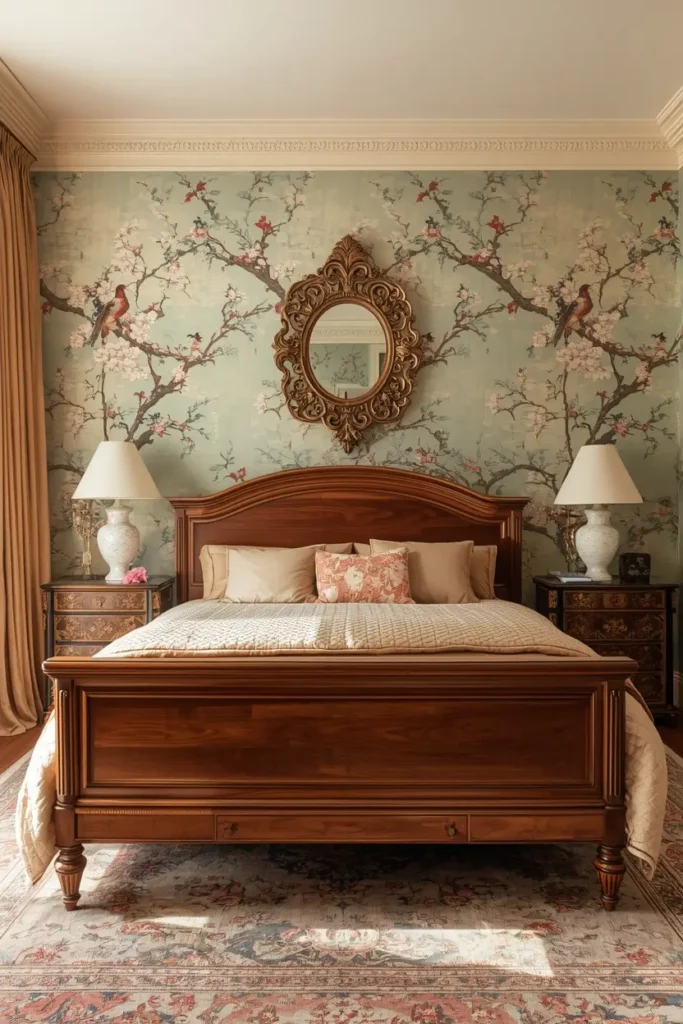 bedroom wallpaper designs beautiful boudoir