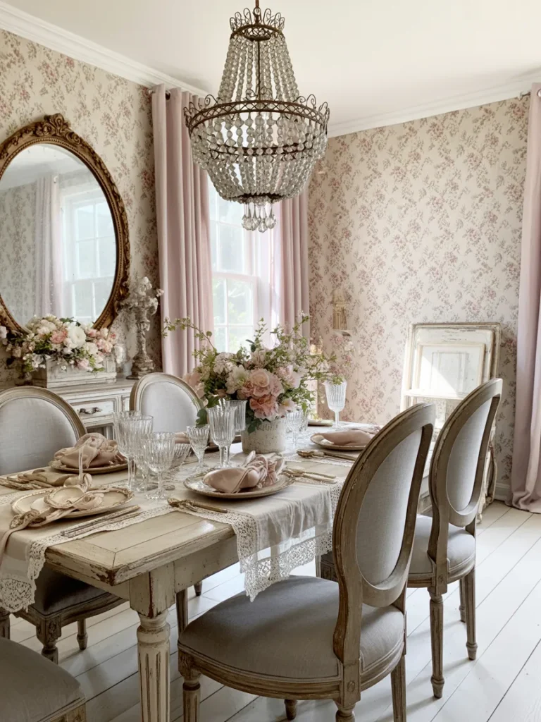 Vintage French Country Dining