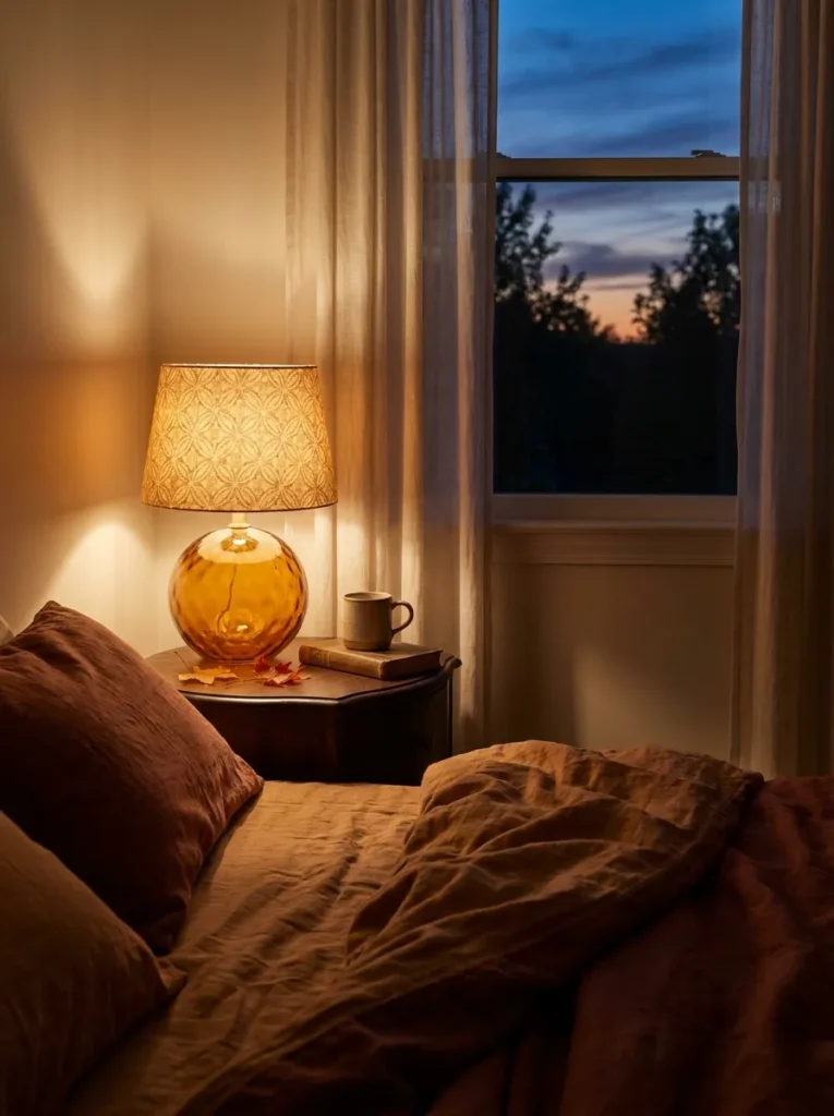 fall bedroom decor