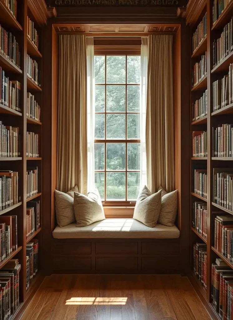 home library reading nook ideas