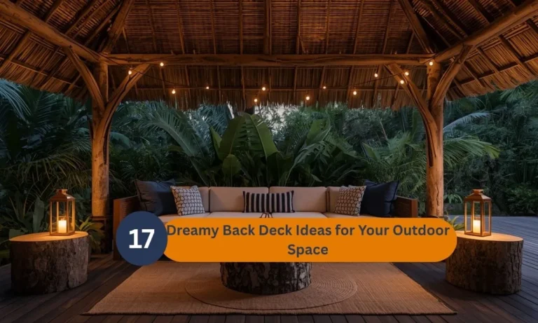 back deck ideas outdoor space