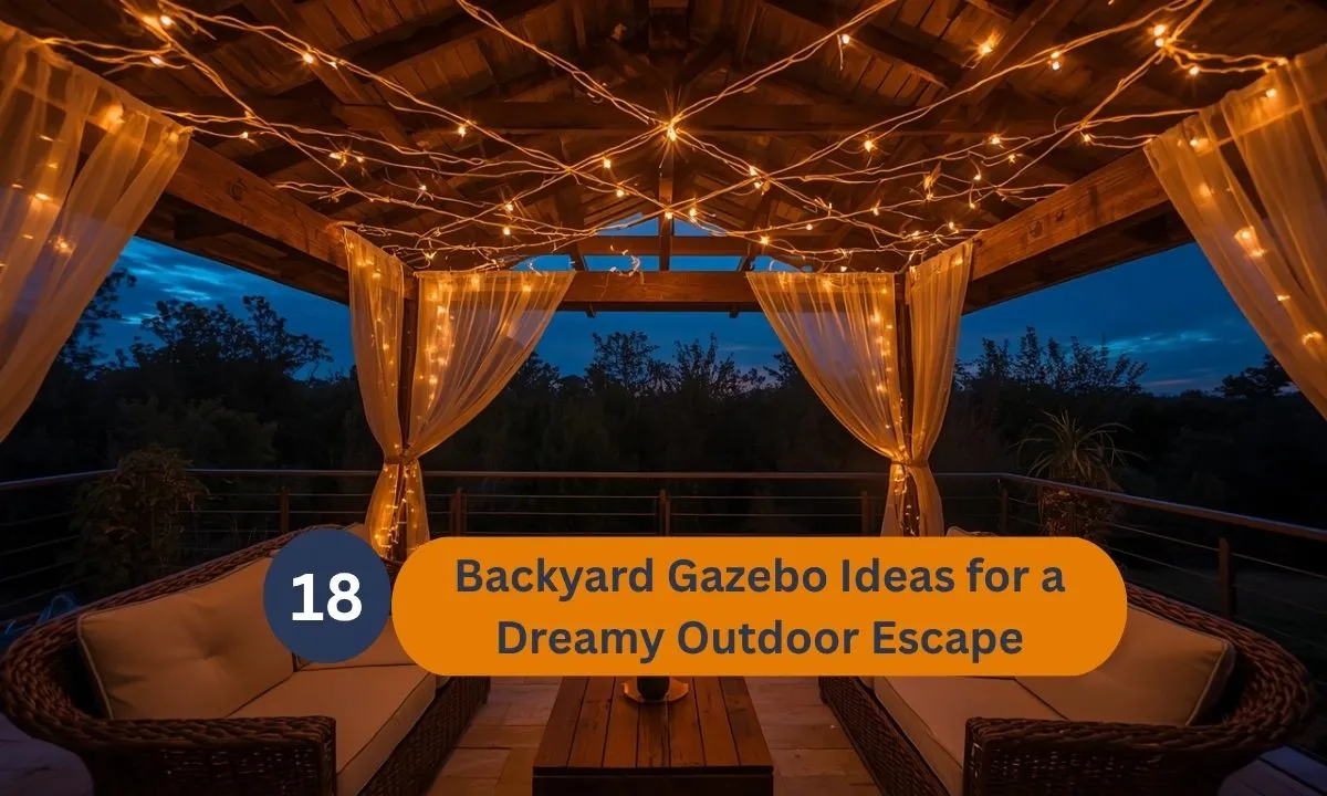 backyard gazebo ideas outdoor escape