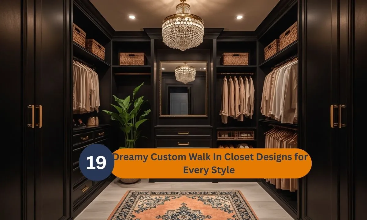 custom walk in closet designs