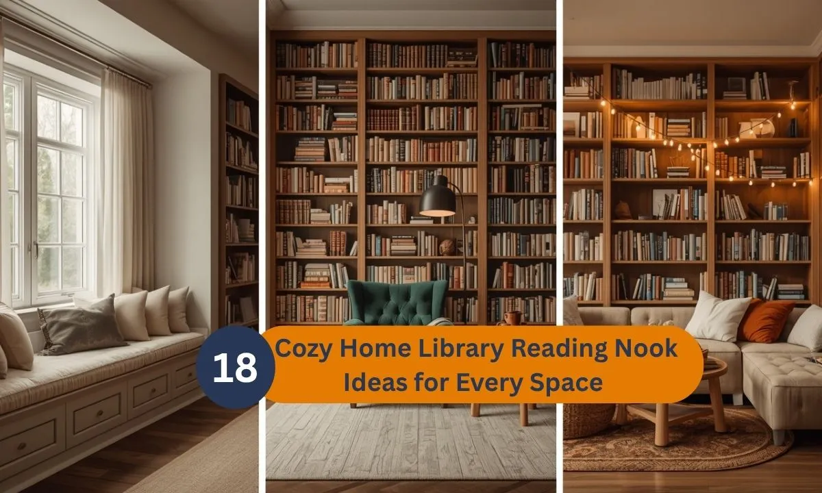 home library reading nook ideas