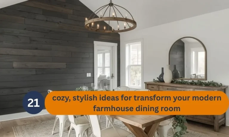 modern farmhouse dining room