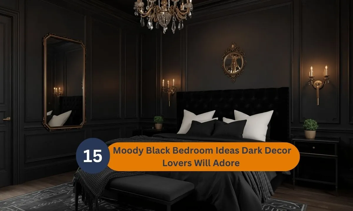 moody black bedroom ideas dark decor