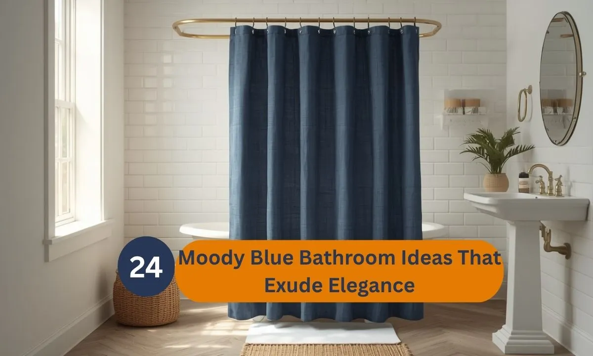 moody blue bathroom ideas
