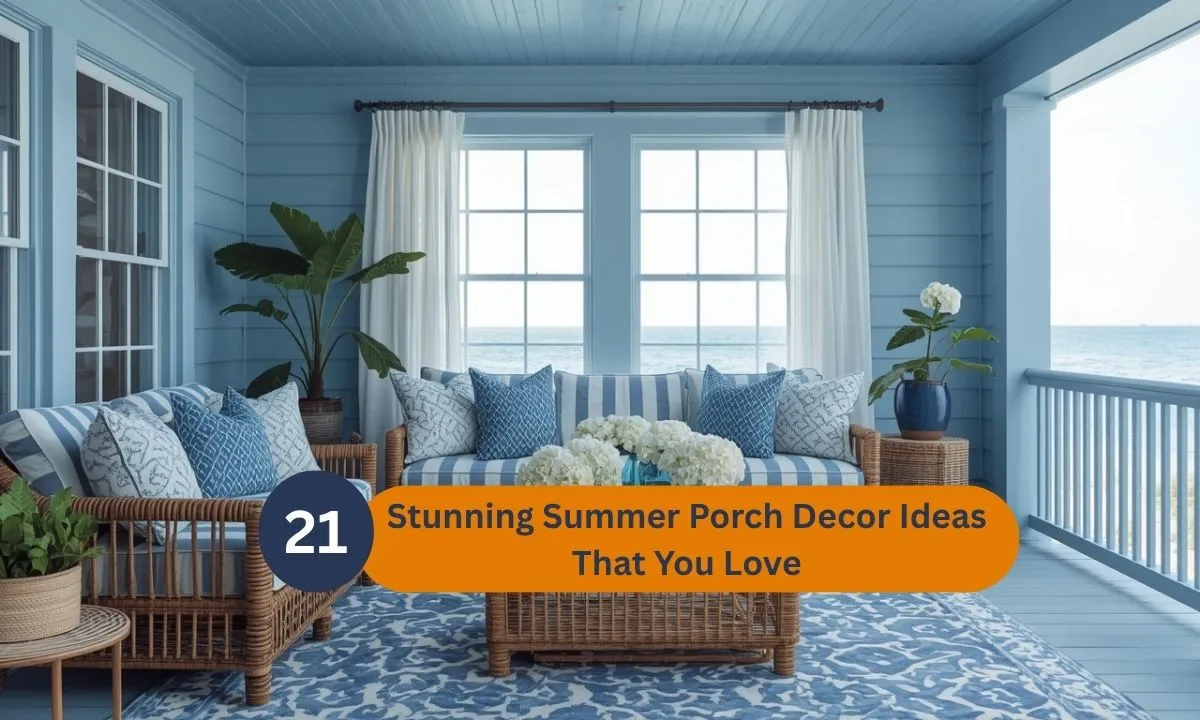summer porch decor