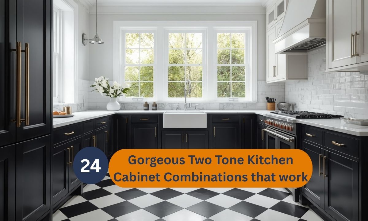 two tone kitchen cabinet combinations