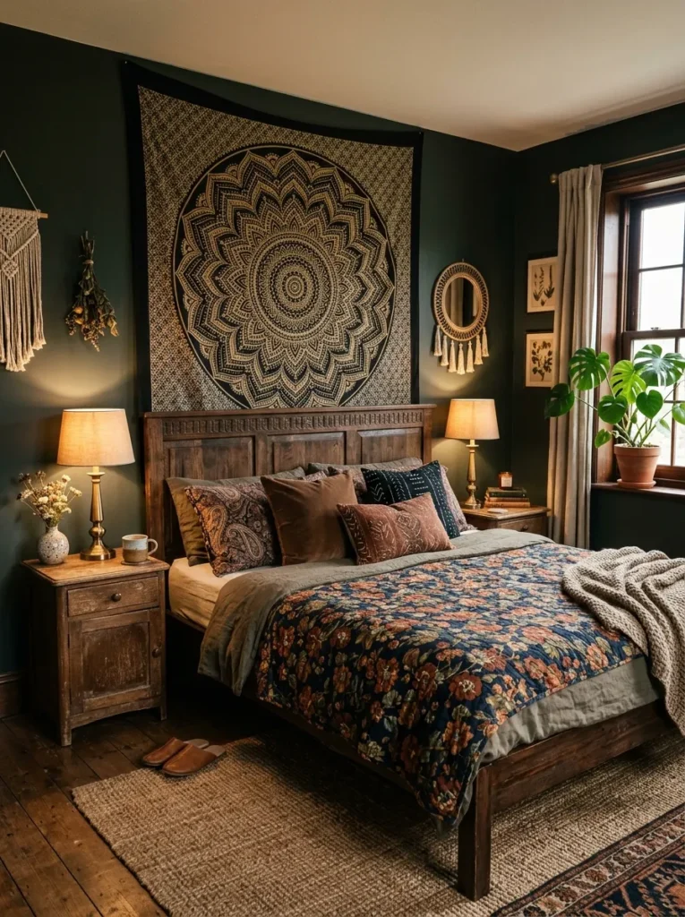 dark cottagecore bedroom ideas