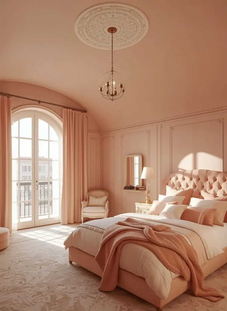 Blush Pink Domed Ceiling