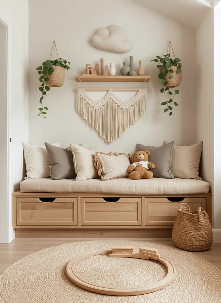 Boho Neutral Play Nook