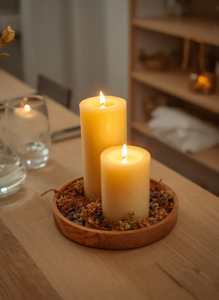 Chunky Beeswax Candles