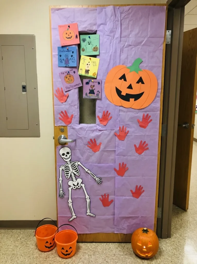 Classroom Skeleton Door Display