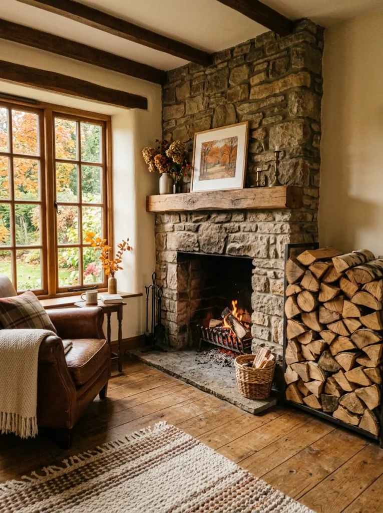 Corner Firewood Stack