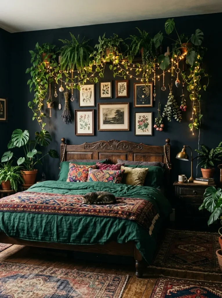 dark cottagecore bedroom ideas