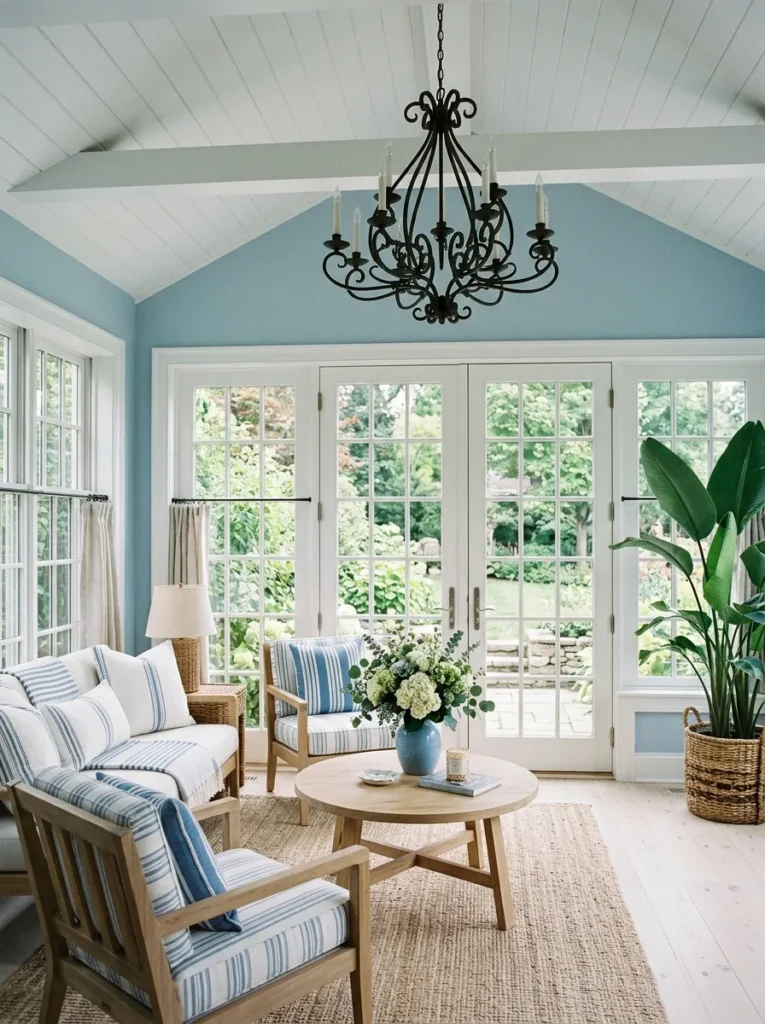 Four Season Room Sky Blue Calm