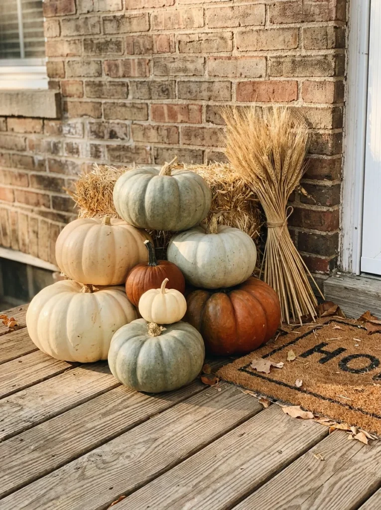 Layered Pumpkin Display