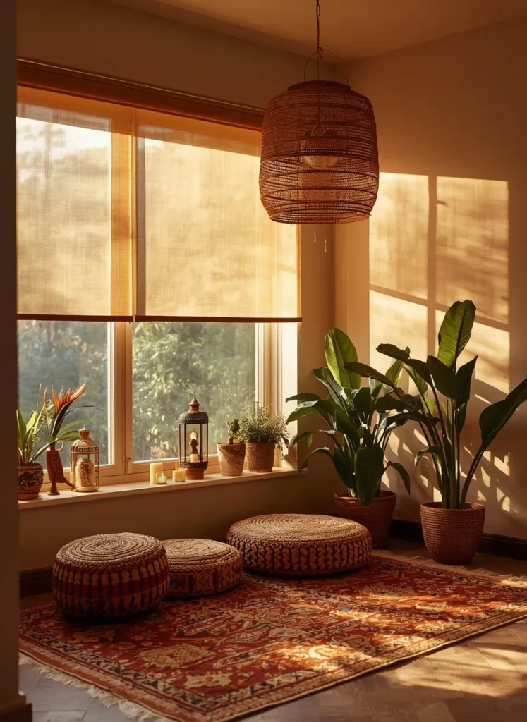 Sunlit Boho Window Nook